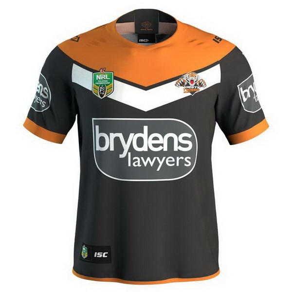 Camiseta Wests Tigers Replica Primera Ropa 2018 Negro